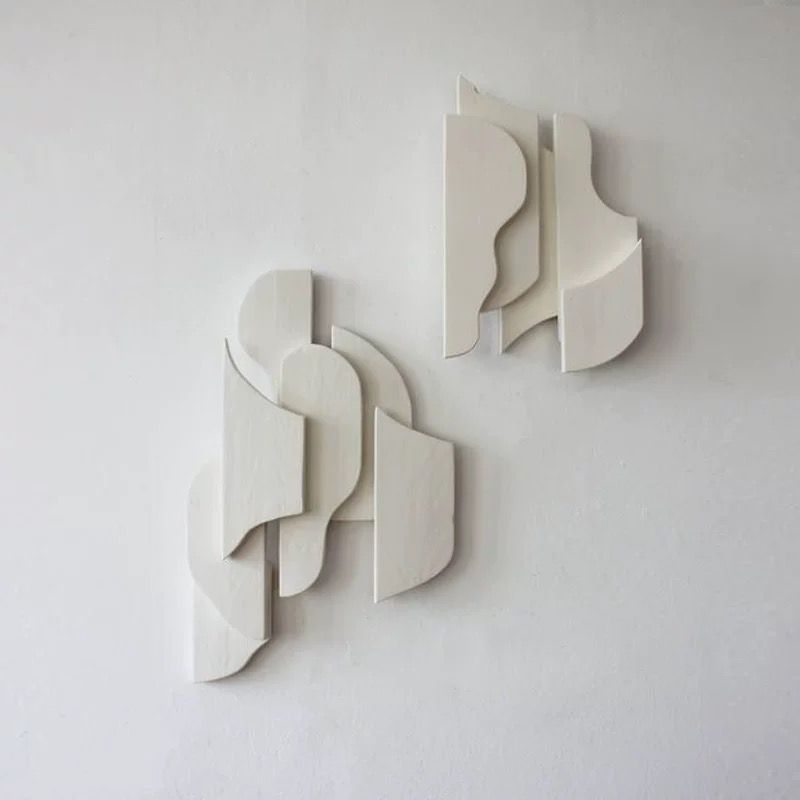 Sage White Sculptural Wall Art (Pre-order)