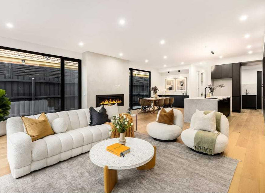 22B Alder Street, Caulfield South VIC 3162

Modern living room with white sofa, coffee table, and decorative items.